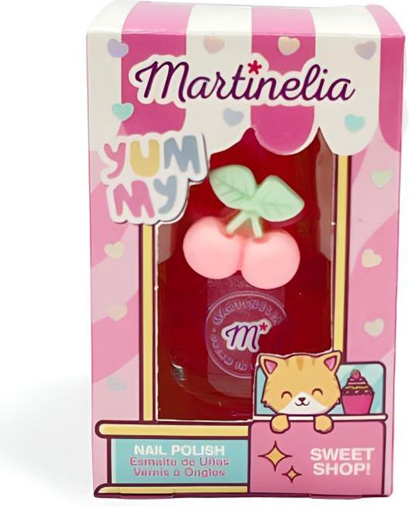 Martinelia | Kinder Nagellack Set - 5ml - Wasserlslich - Mit Ring - Abwaschbare Formel