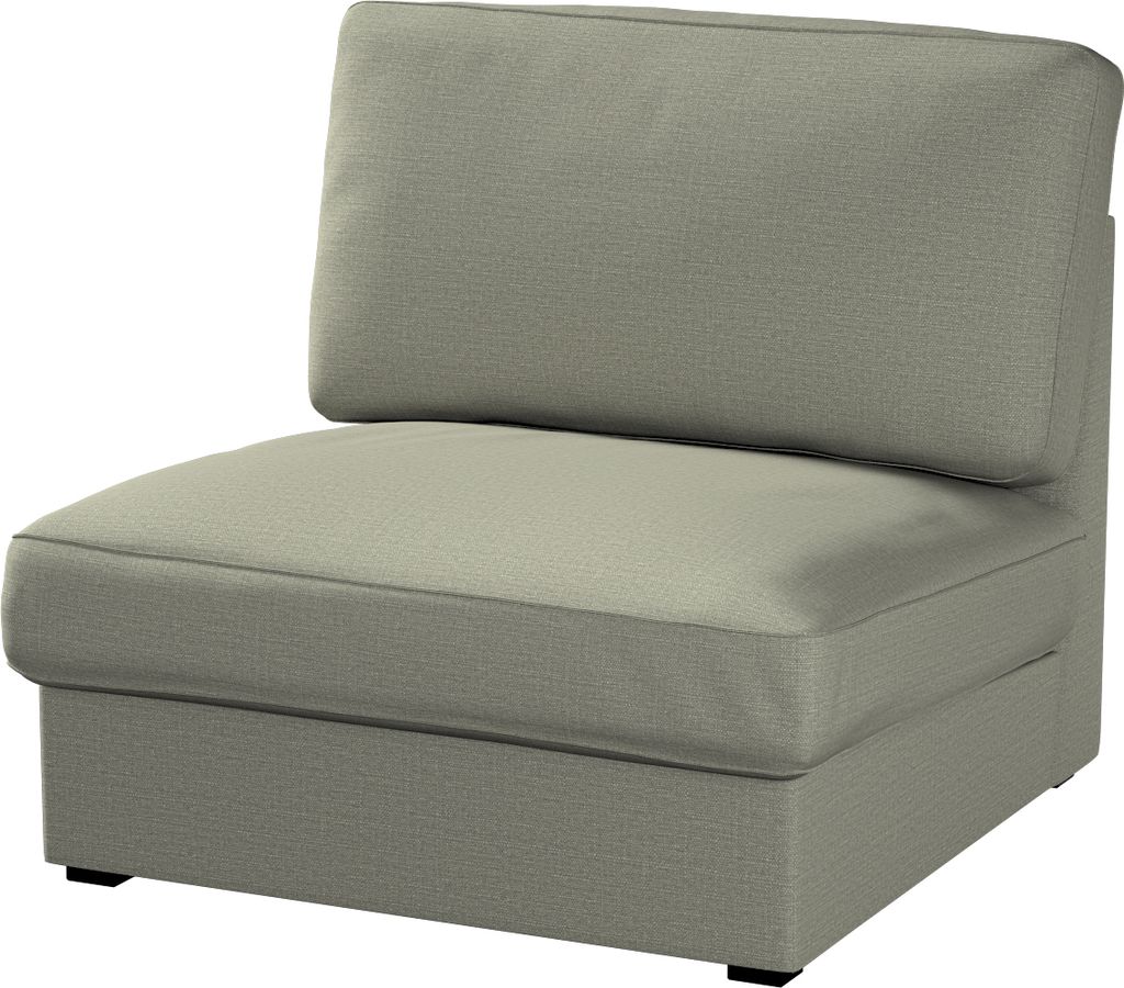 Dekoria Bezug für Kivik Sessel nicht ausklappbar, grau-beige, Bezug für Sessel Kivik