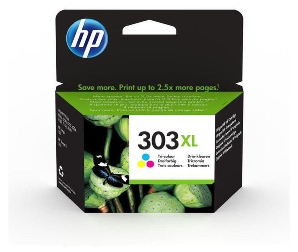 Original HP 303XL High Yield Tri-Color Ink Cartridge for HP Immagine del prodotto 