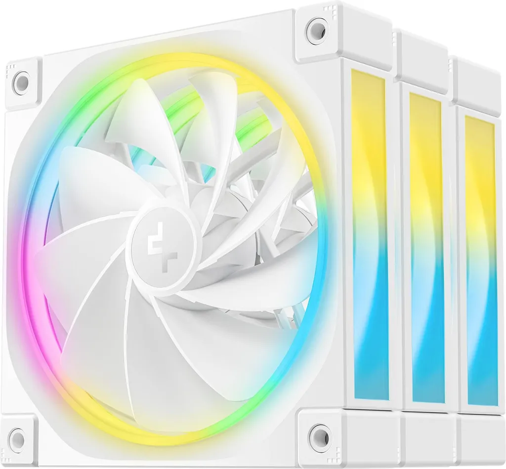 Deepcool FL12R Reverse 3in1 Pack de 3 Ventilateurs 120mm Blanc PWM