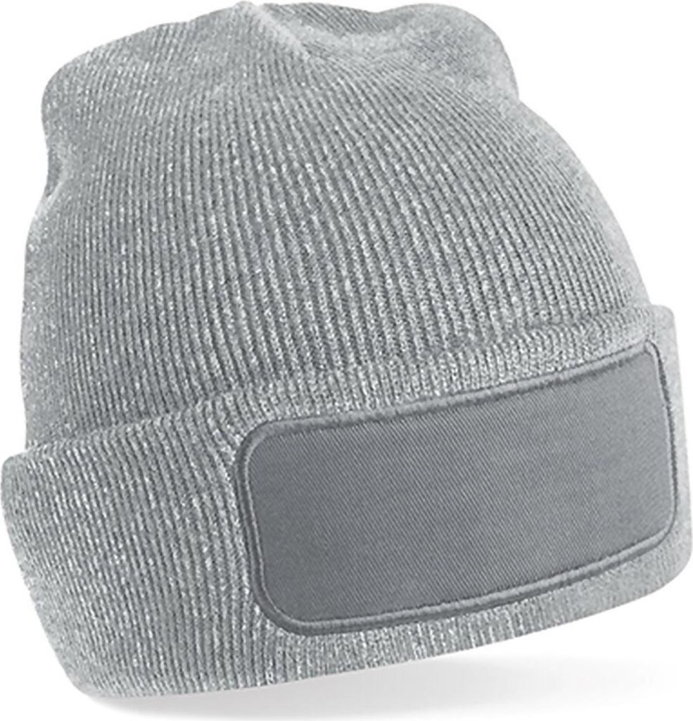 Beechfield B445 | PrintersŽ Beanie Wintermütze - Farbe: Heather Grey - Größe: One Size