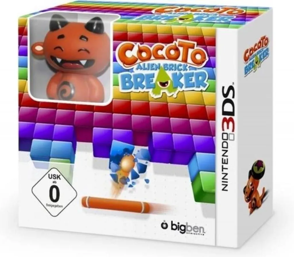Cocoto Alien Brick Breaker Nintendo 3DS - Gioco Arcade Classico PAL