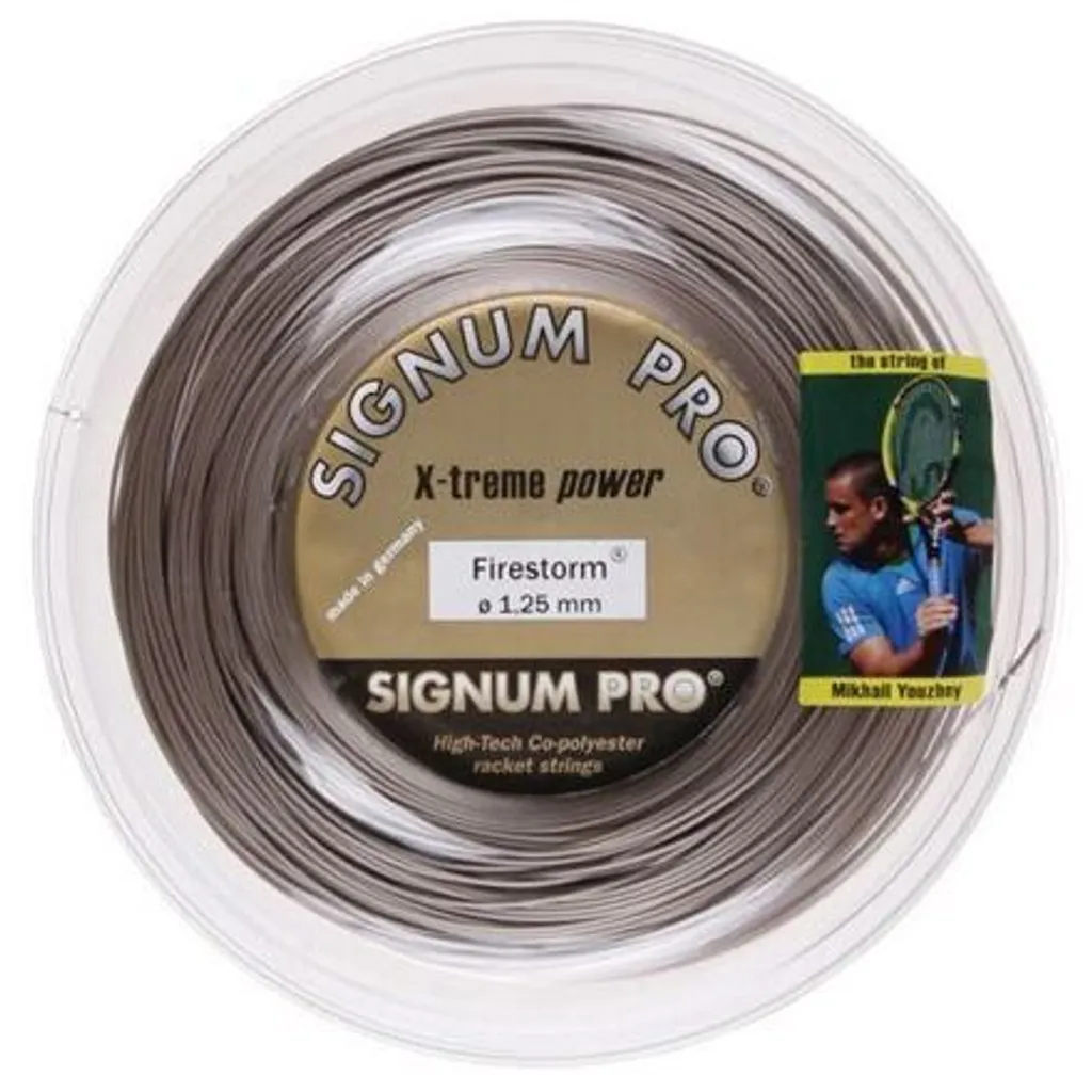 Cordage Tennis Monofilament Signum Pro Firestorm 1.25 Bobine de 200m Or