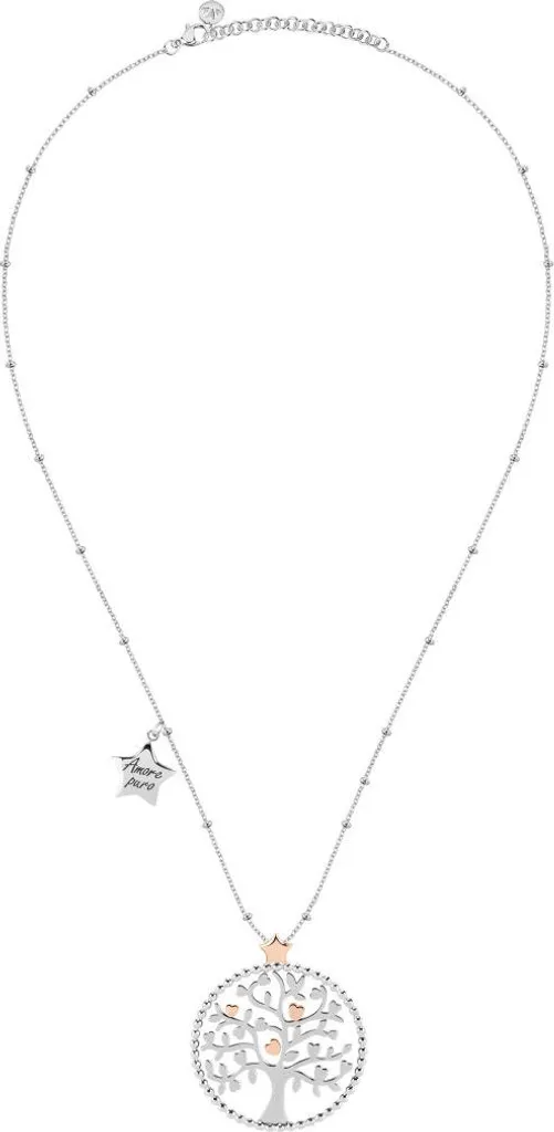 Collier Arbre de Vie Vert en Acier : Bijou Durable sans Oxydation SAQE11