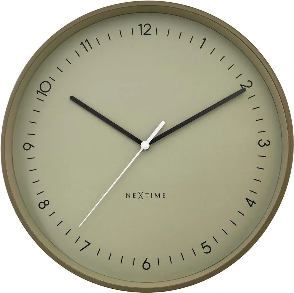 Horloge de Bureau Berlin L Verte 40cm NeXtime pour une Déco Zen