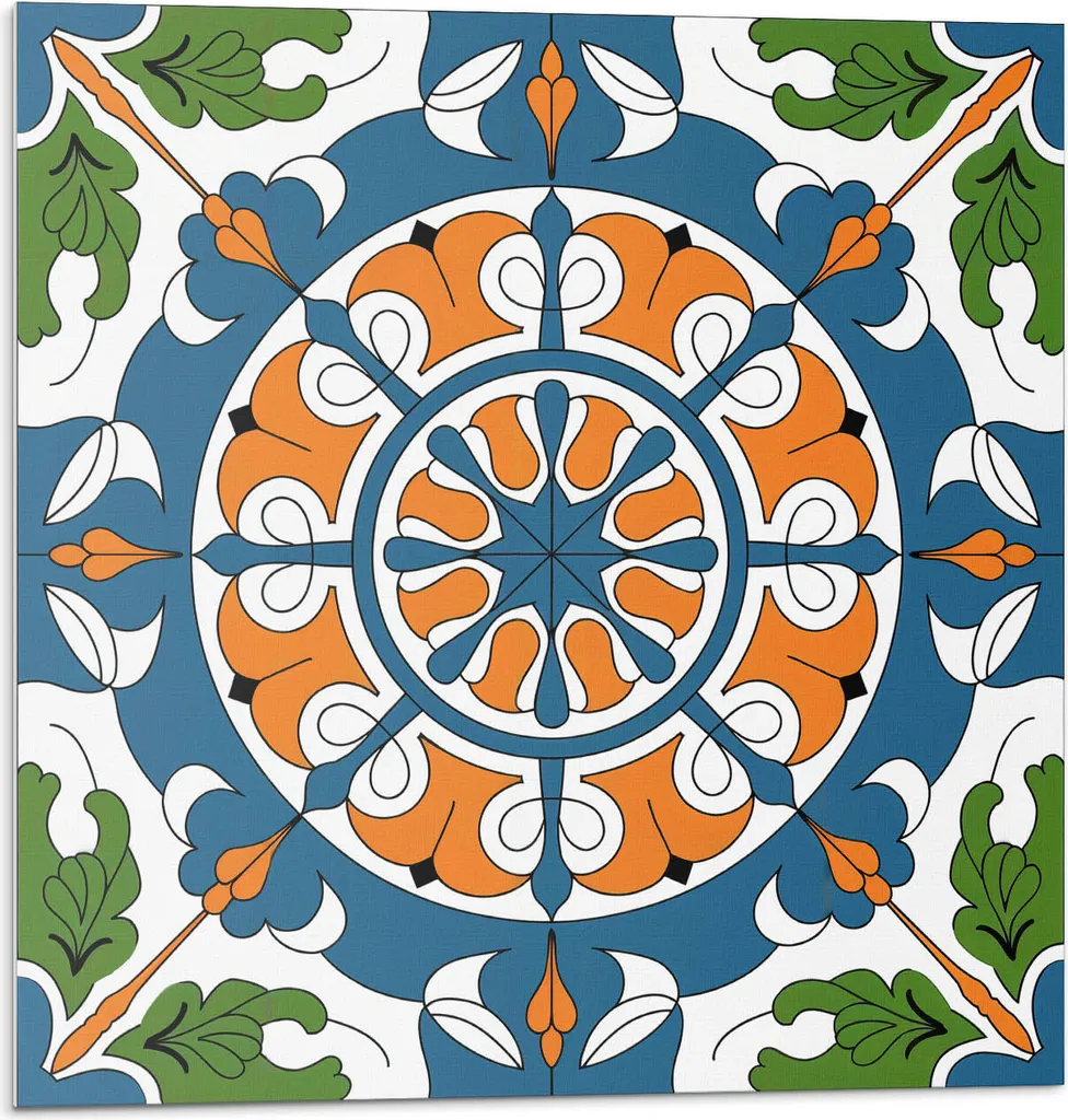 Pannelli Adesivi 3D in PVC Floreali - 20x20 cm - Rivestimento Impermeabile