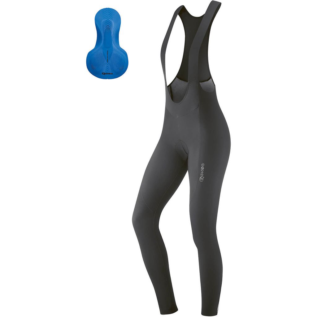 Gonso Damen Bike Thermo-Trägerhose Sitivo Blue Damen 9400379 Blau 42