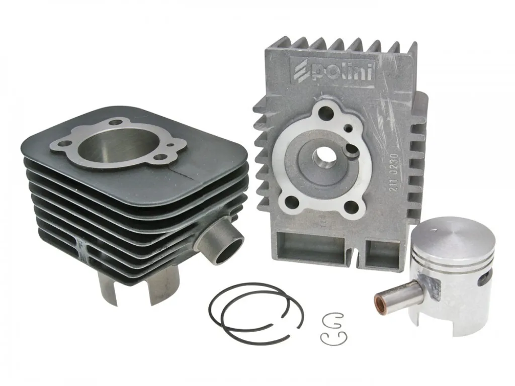 Kit Cylindre Polini 63ccm Racing Axe 10mm Haute Résistance en Fonte