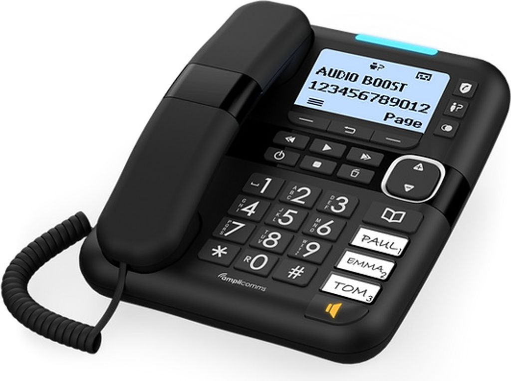 Amplicomms BigTel 1580 portatile DECT a mani libere, Immagine del prodotto 