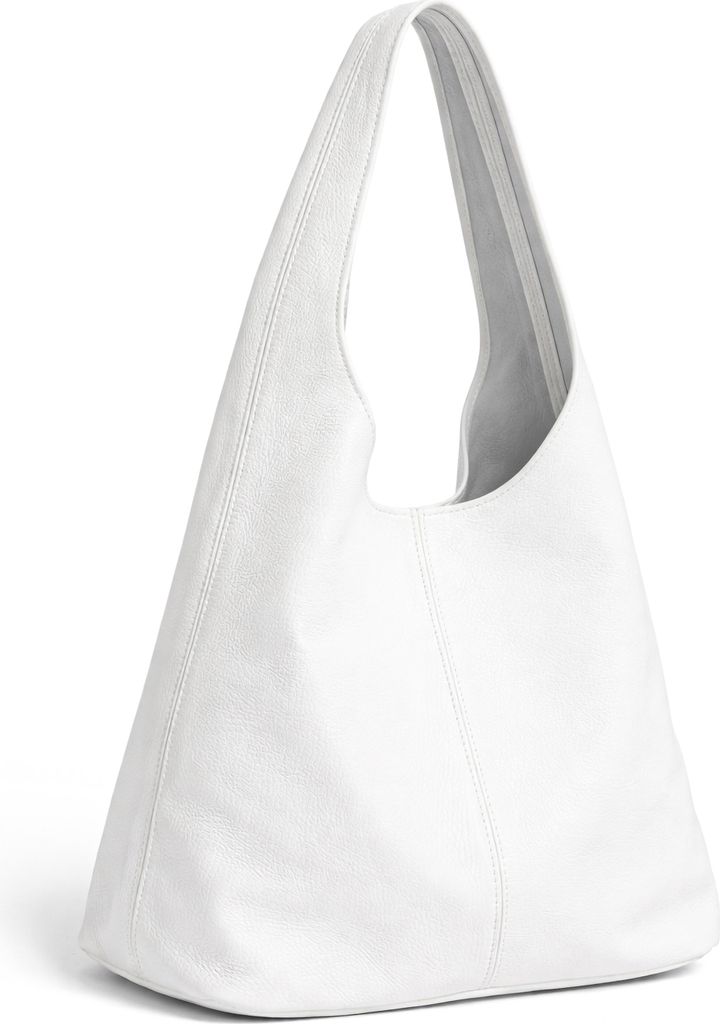 Schultertasche White aus Rindsleder, super soft von Produktbild 