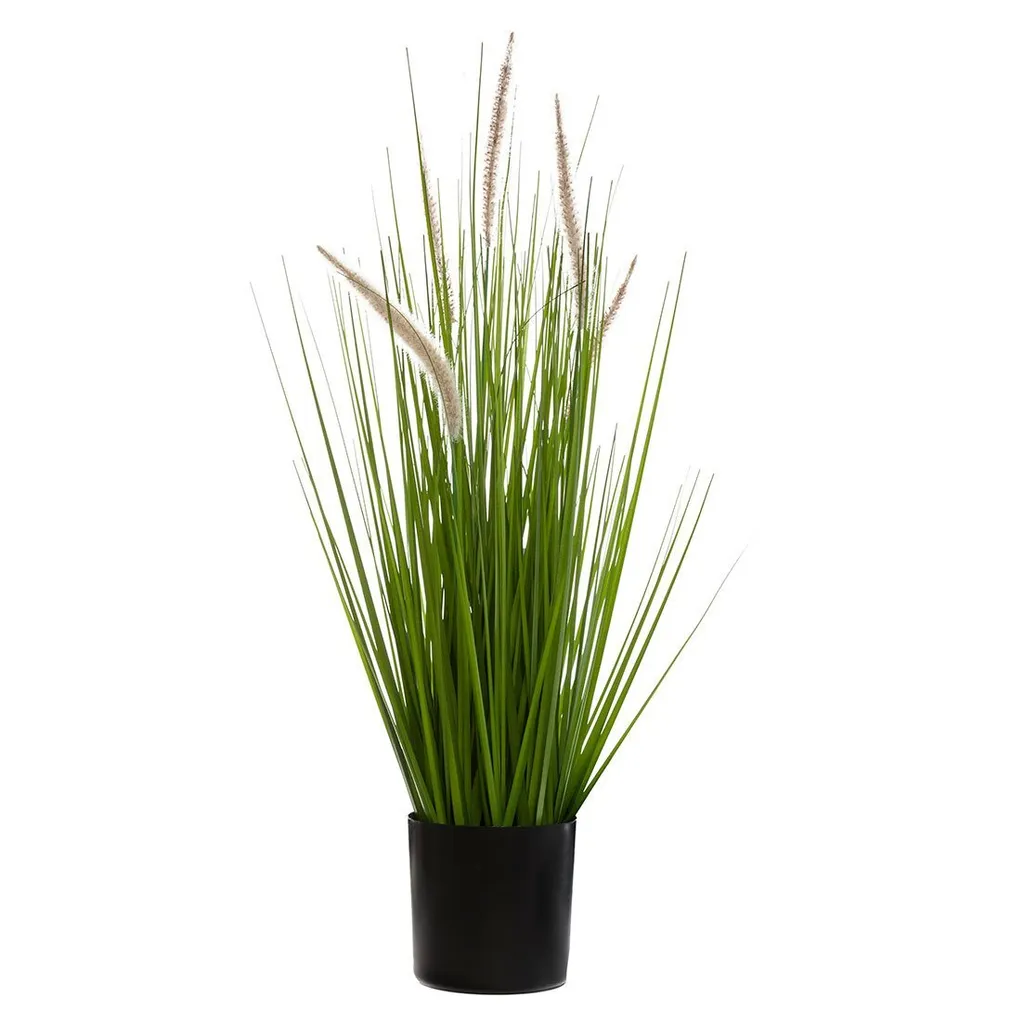Plante artificielle gazon en pot de 70 cm pour décoration de salon chic
