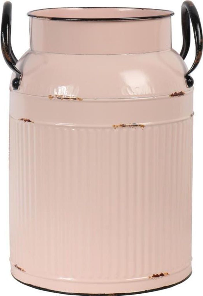 Barattolo vintage in metallo color rosa cipria con Immagine del prodotto 