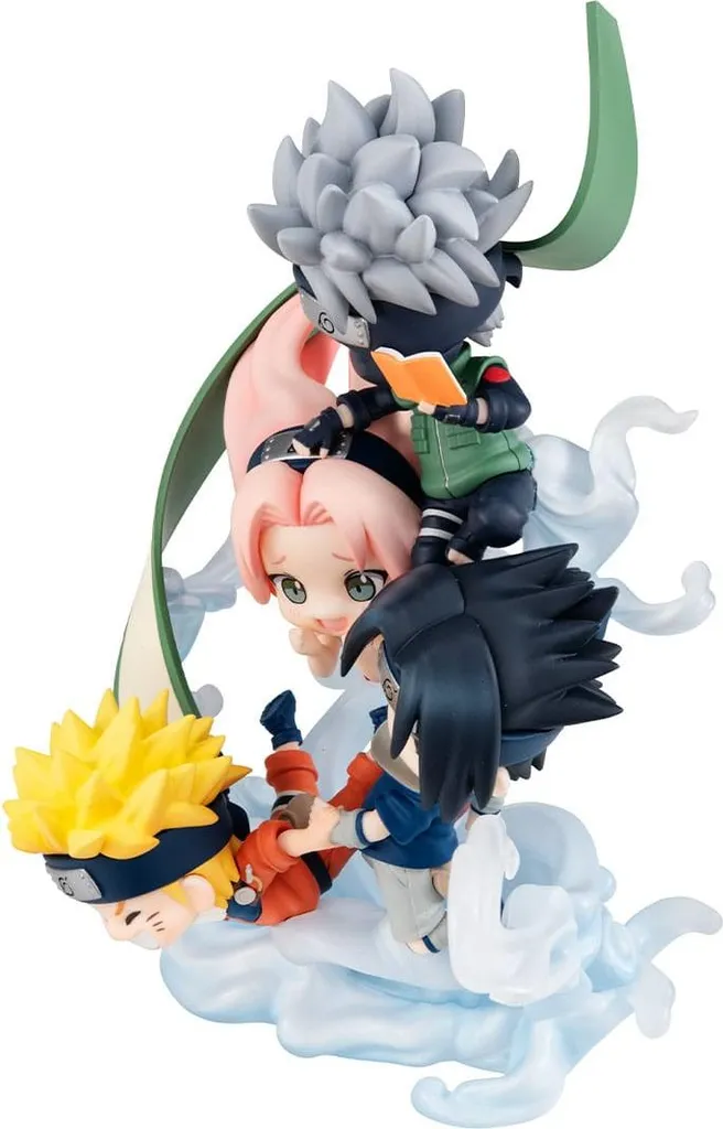 Statuette Naruto Shippuden Team 7 FigUnity 13 cm décorative en PVC