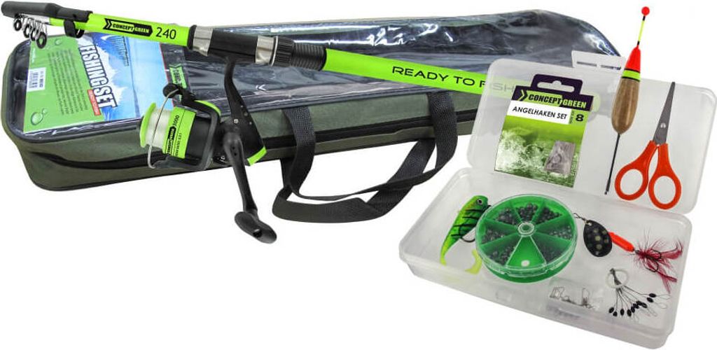 Jenzi Tele Ruten Combo Green Concept