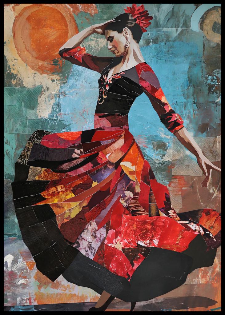 Plakat 59,4x84,1cm Flamenco-Tanz