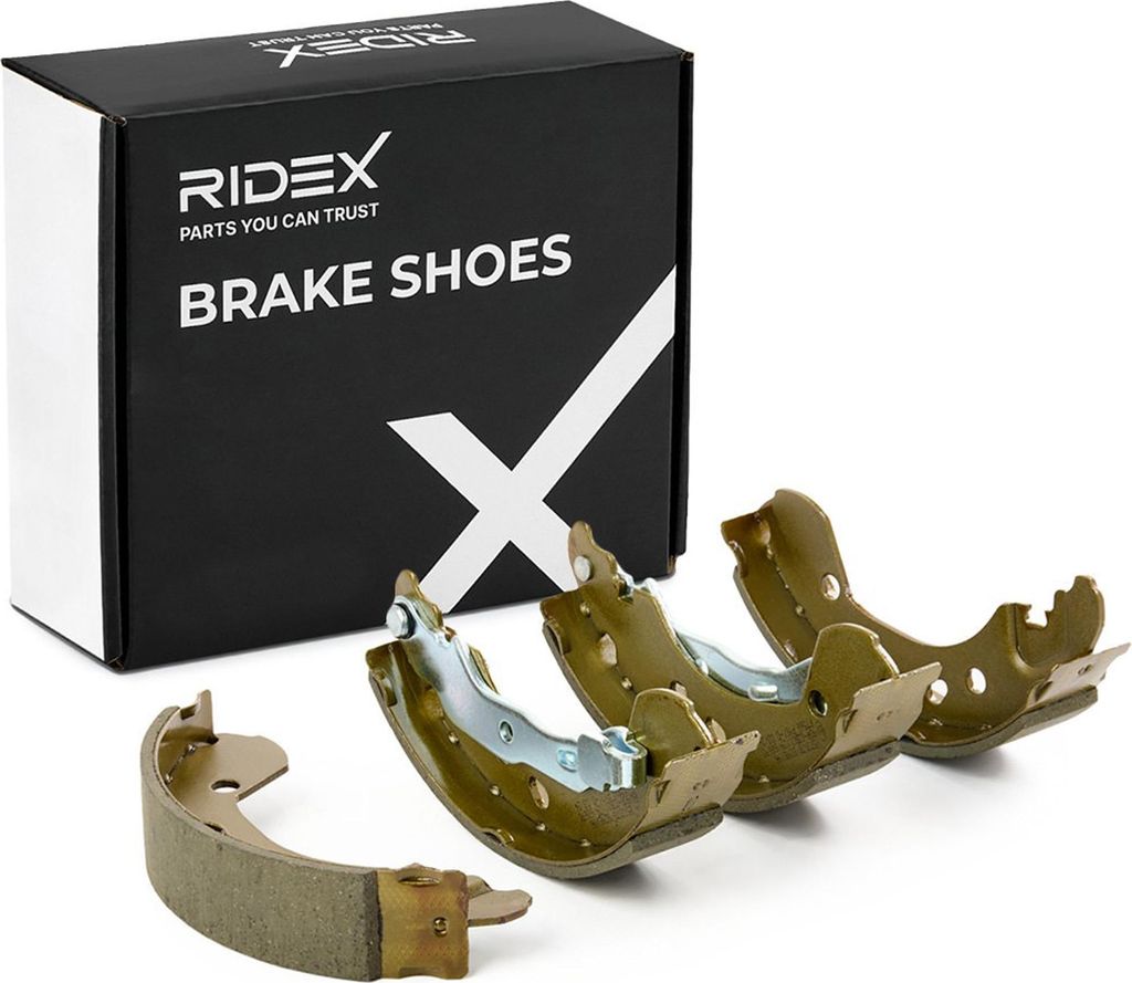 RIDEX Bremsbackensatz Trommelbremse Hinten für RENAULT Clio III Schrägheck (BR0/1, CR0/1) 70B0103