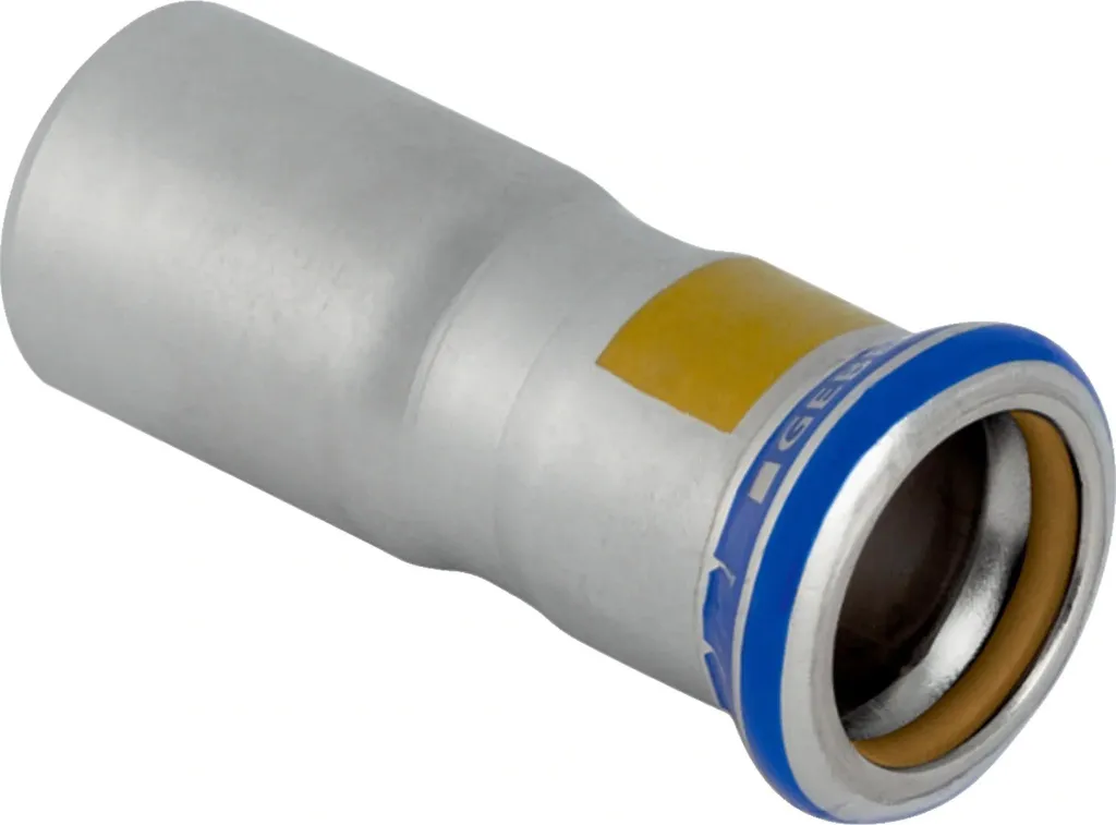 Riduzione Inox Geberit Mapress Gas 28 x 18 mm - Acciaio 1.4401