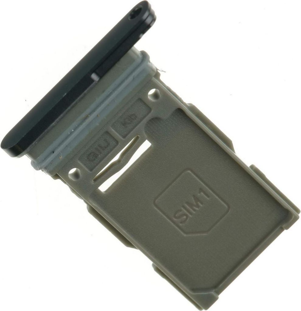 Simkarten Halter für Samsung Galaxy S21 FE (SM-G990B), Schwarz