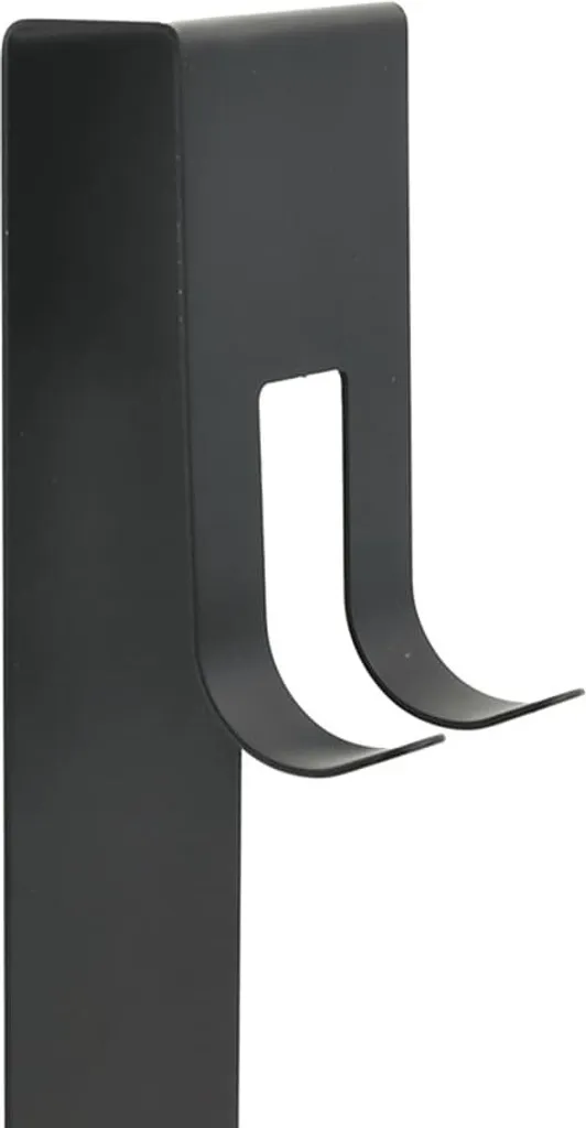 Set 2 appendiabiti in acciaio inox nero opaco - Tonga di Gedy