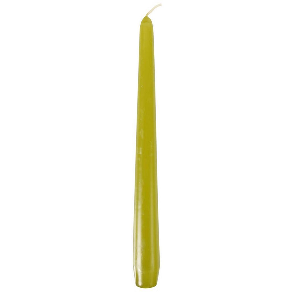 Papstar Leuchterkerzen olivgrün 22x250 mm 50 Stück Obrázok produktu 