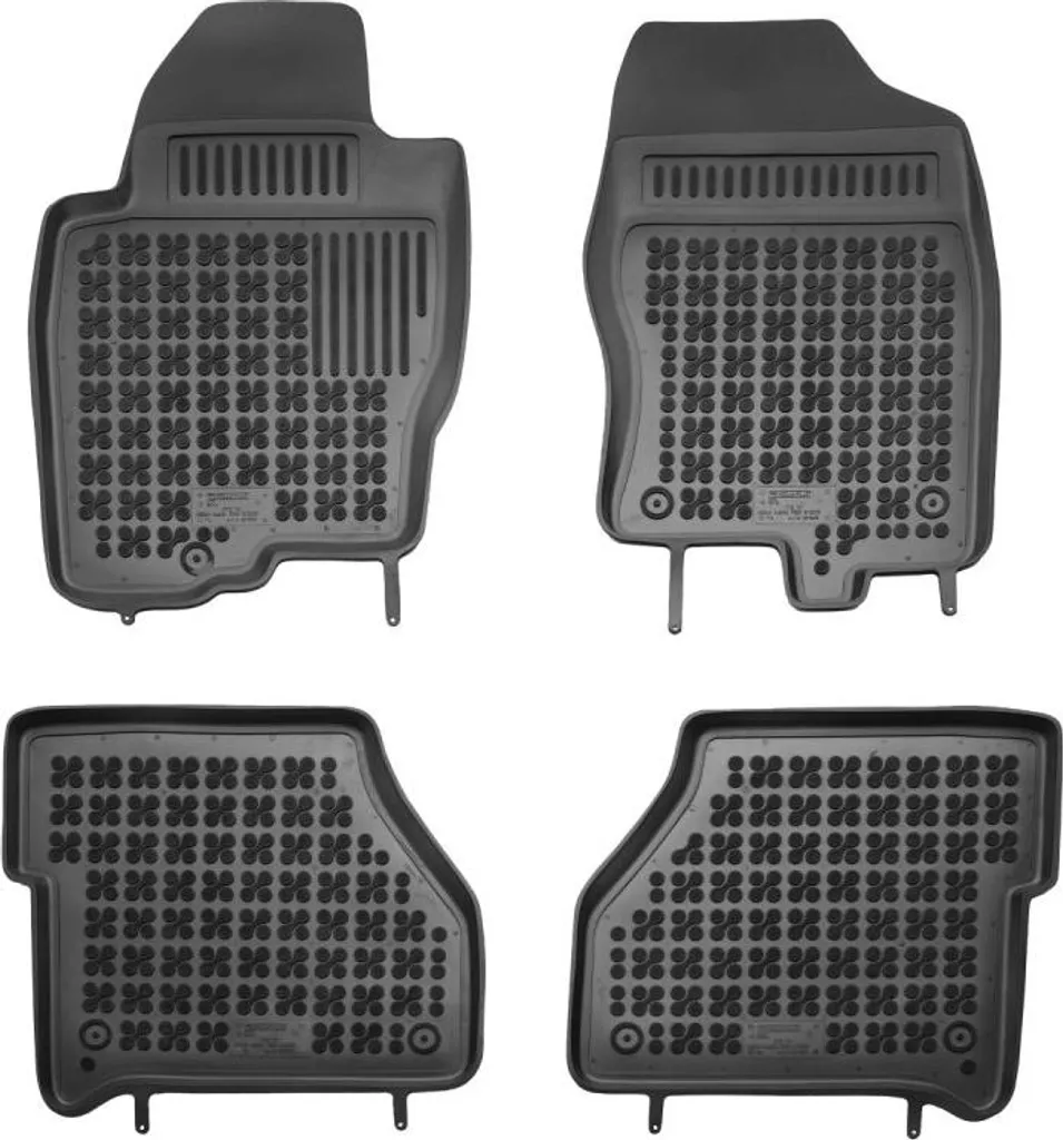 Tappetini auto in gomma Rezaw-Plast Nissan Navara 2005-2010 (4 porte)
