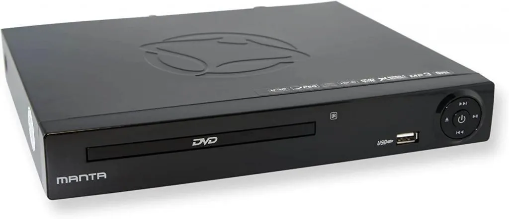 Lecteur Vidéo Multimédia Manta DVD072 HDMI USB pour Disques DVD et CD Audio