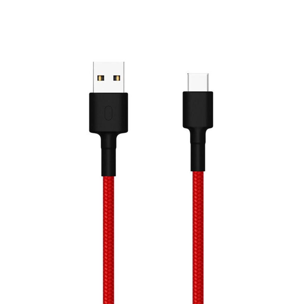 Xiaomi Mi Braided USB Type C Cable 1M Rot Produktbild 