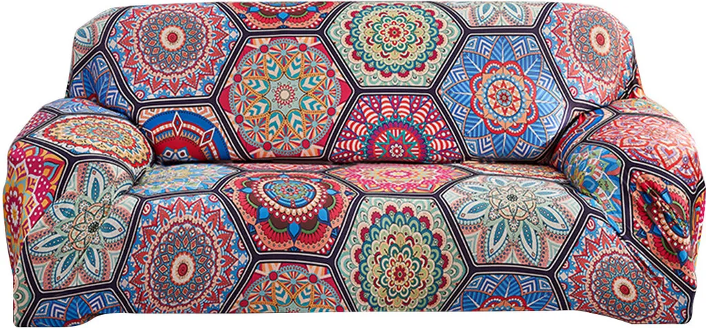 Copridivano 1 Posto Bohemian - Fodera Elastica Universale Alta Qualità