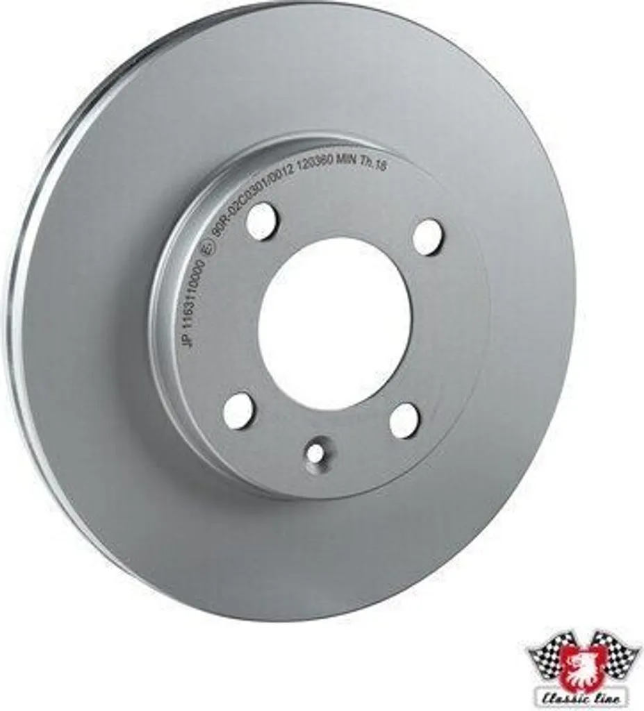 Disque de Frein Avant pour Volkswagen Golf III et Vento - Qualité Origine
