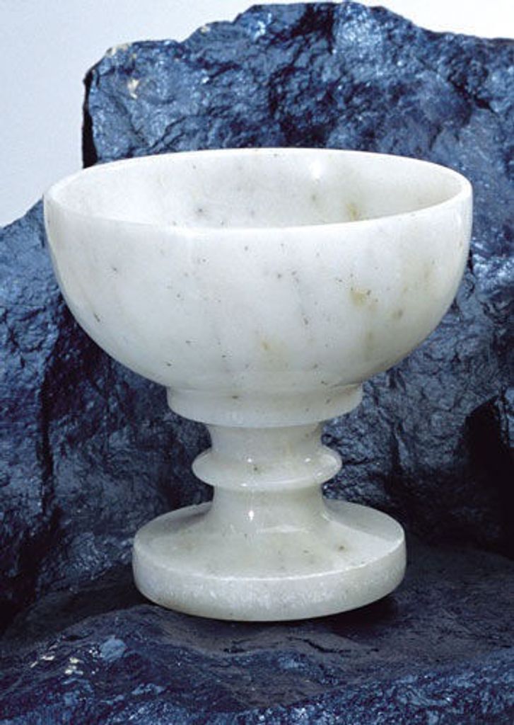 Atalante schwerer Prachkelch zum Räuchern - aus Marmor