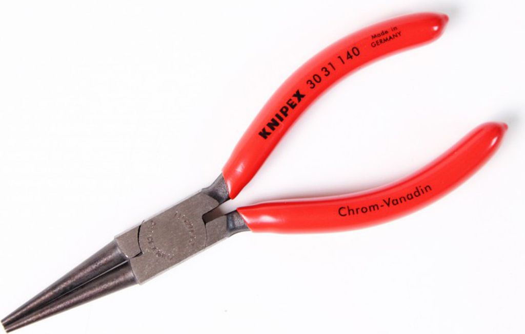 KNIPEX Langbeckzange Nr 3031140 Elektriker Zangen Elektro Rund 140 mm Zange Einspreng-Zange