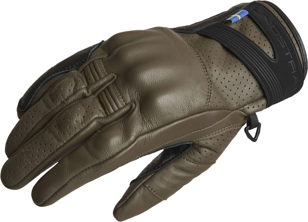 Lindstrands Holarna Motorrad Handschuhe, grün, 10