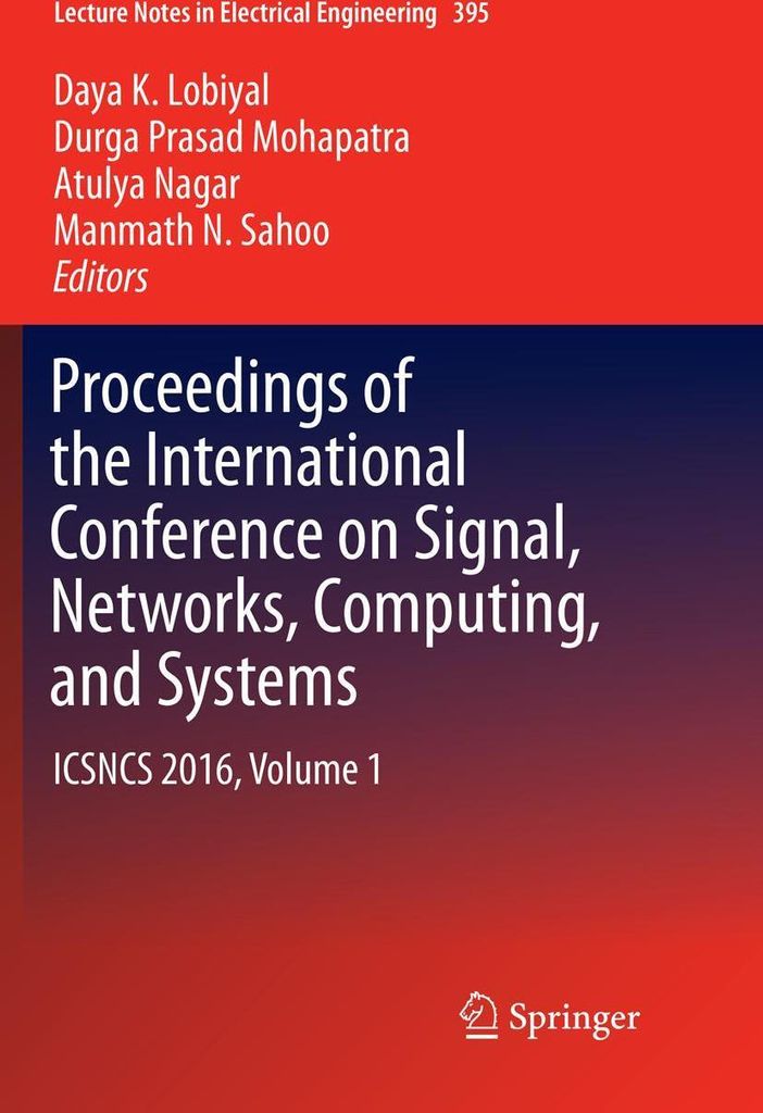 Proceedings of the International Conference on Signal, Networks, Computing, and Systems