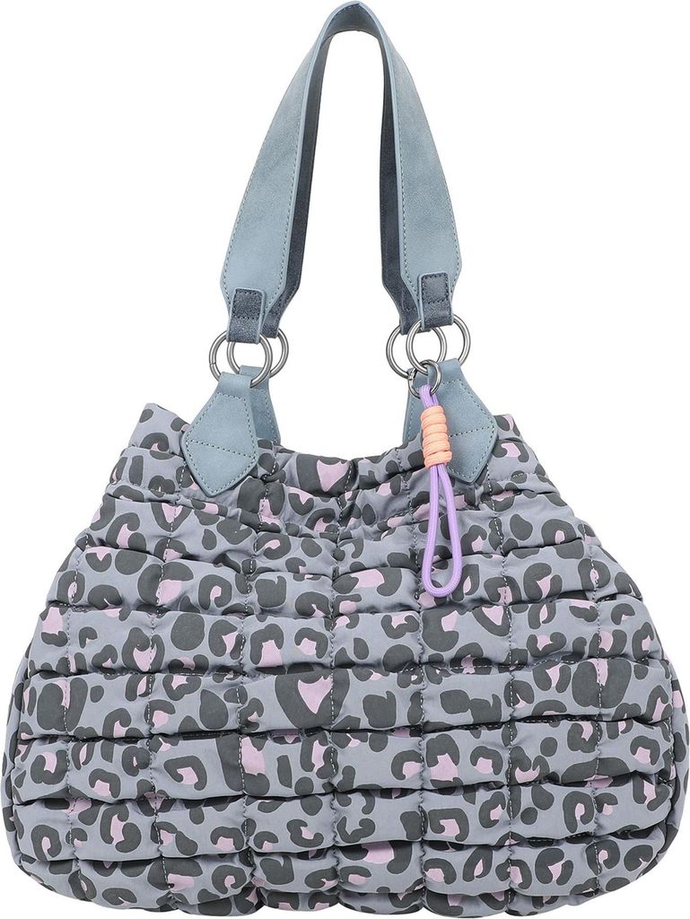 Fritzi aus Preußen Schultertasche Izzy Medium Limited Leo Bubble Shoulder Bag Soft Blue blaugrau