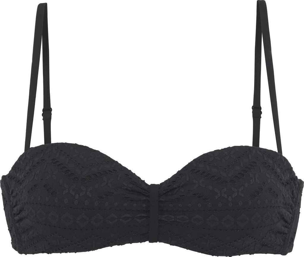 LASCANA Bügel-Bandeau-Bikini-Top schwarz Größe 34 Cup A