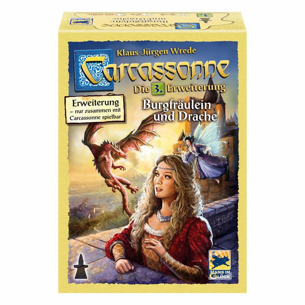 Hans im Glück Carcassonne, Burgfräulein und Drache, Erweiterung 3