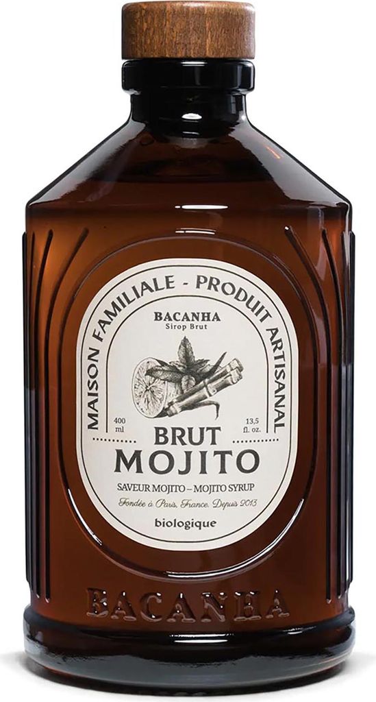 Bacanha Sirop Brut de Mojito  400 ml -  Mojito Sirup mit  Produktbild 