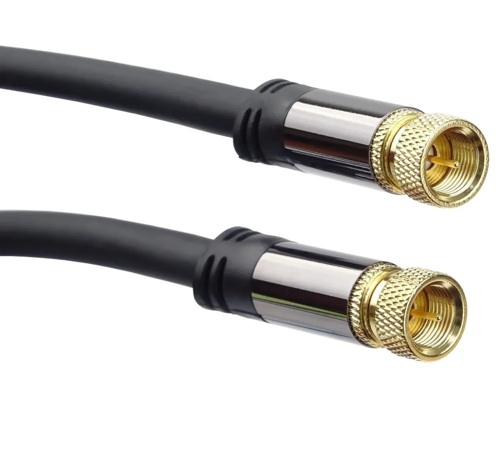 PremiumCord Cavo SAT Professionale 1,5m F-F | Schermo 135dB Oro