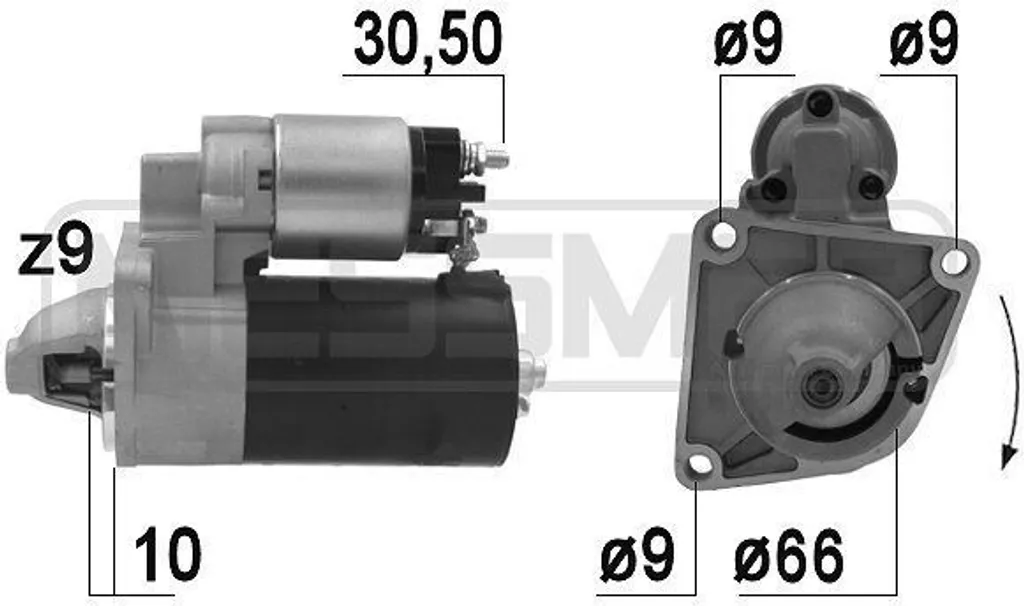 Démarreur 12V haute performance pour Fiat Barchetta Punto Coupe 175