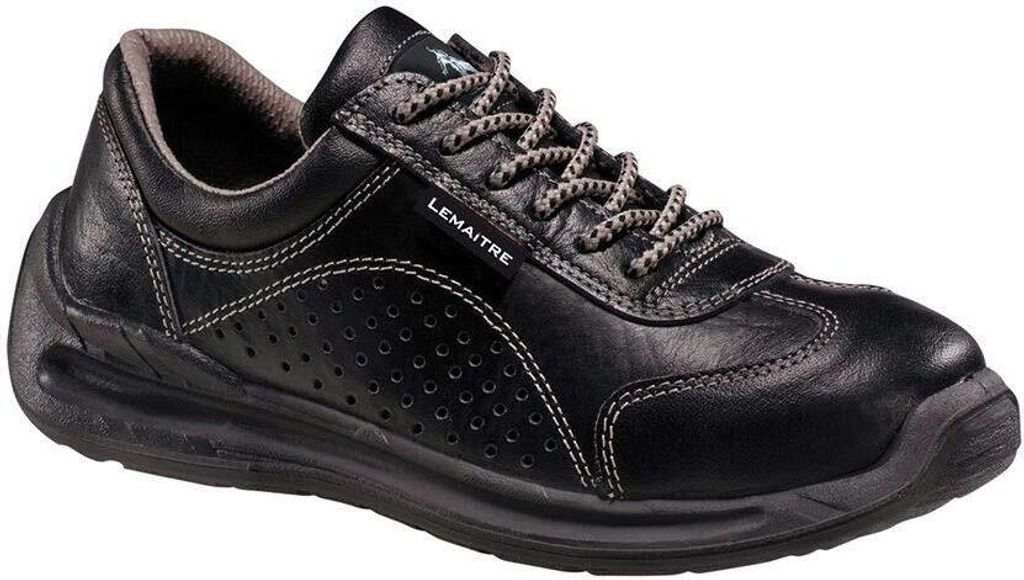 Lemaitre CORNS1PNR CORVETTE S1P Sicherheitsschuhe, Schwarz, Größe 46 ,Arbeitsschuhe