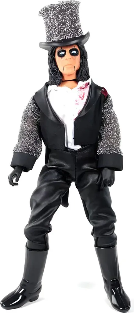 Mego Alice Cooper Action Figure 20cm - Finition Premium sans Plastique