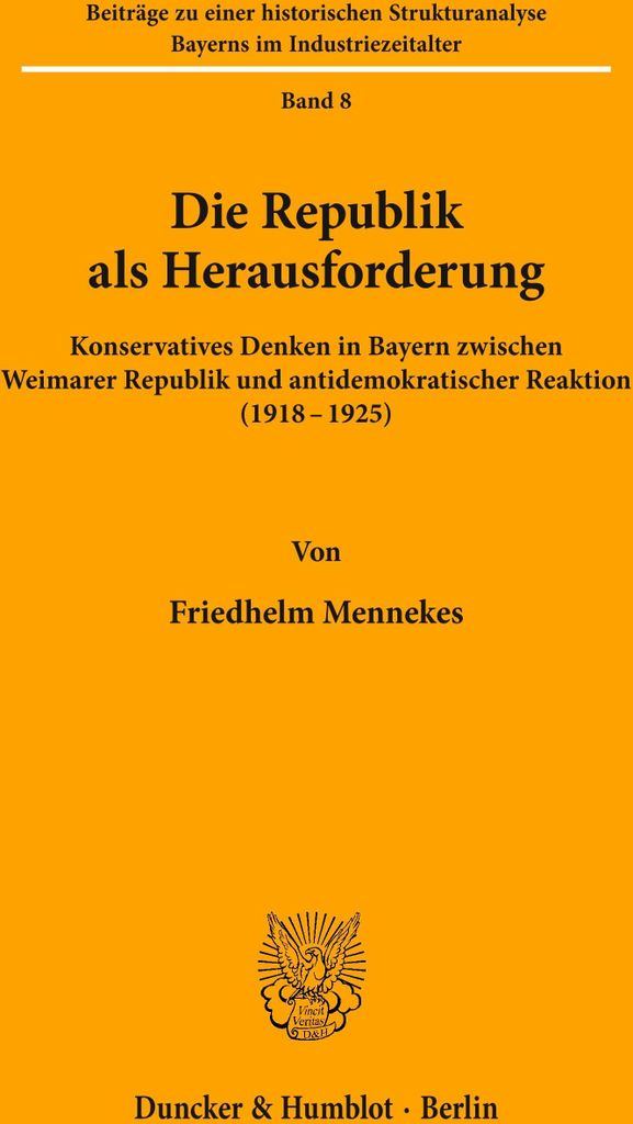 Die Republik als Herausforderung.