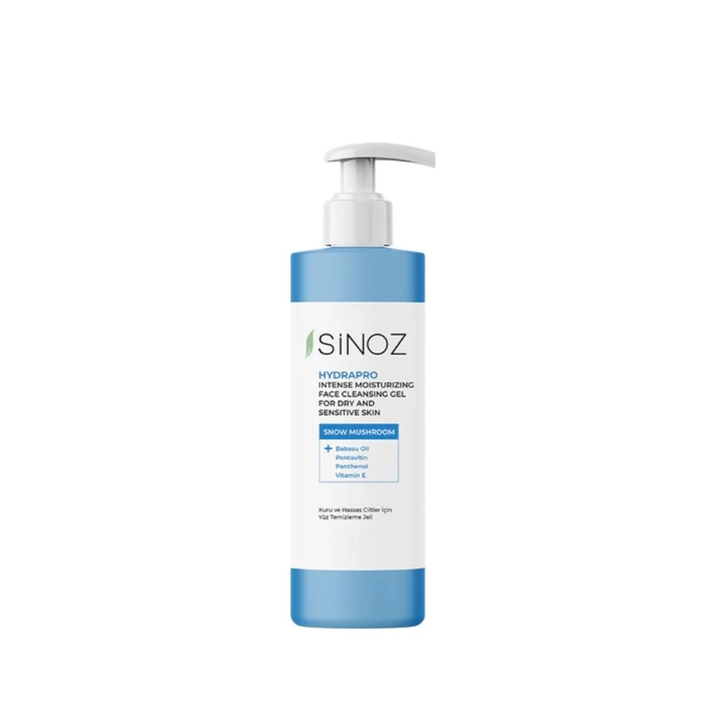 Sinoz - Hydrapro Intensiv feuchtigkeitsspendendes Gesichtsreinigungsgel für trockene & empfindliche Haut, 200ml - Intensiv feuchtigkeitsspendendes...