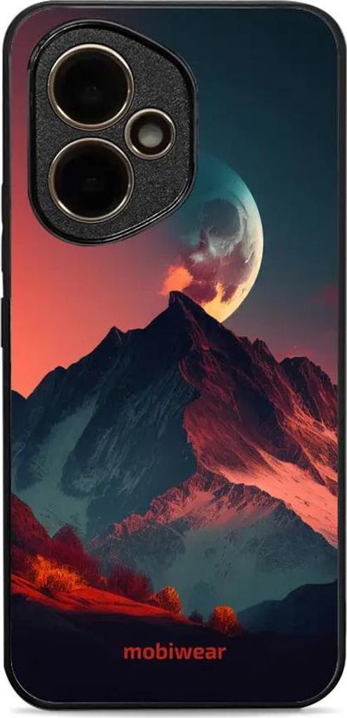 Handyhülle für Honor 400 5G, Mobiwear Glossy Case, Gebirgsdämmerung