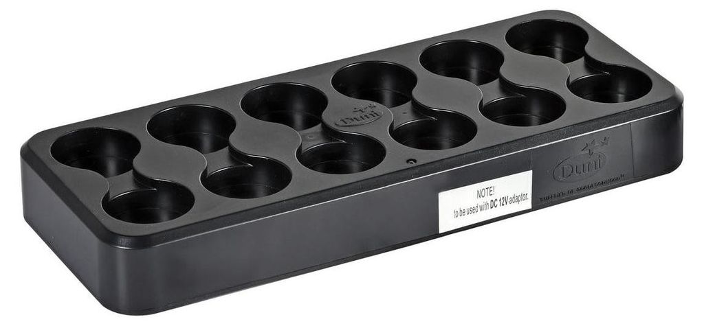 Duni LED-Ladeschale 40 x 15,2 cm Schwarz, 1 Stück Produktbild 