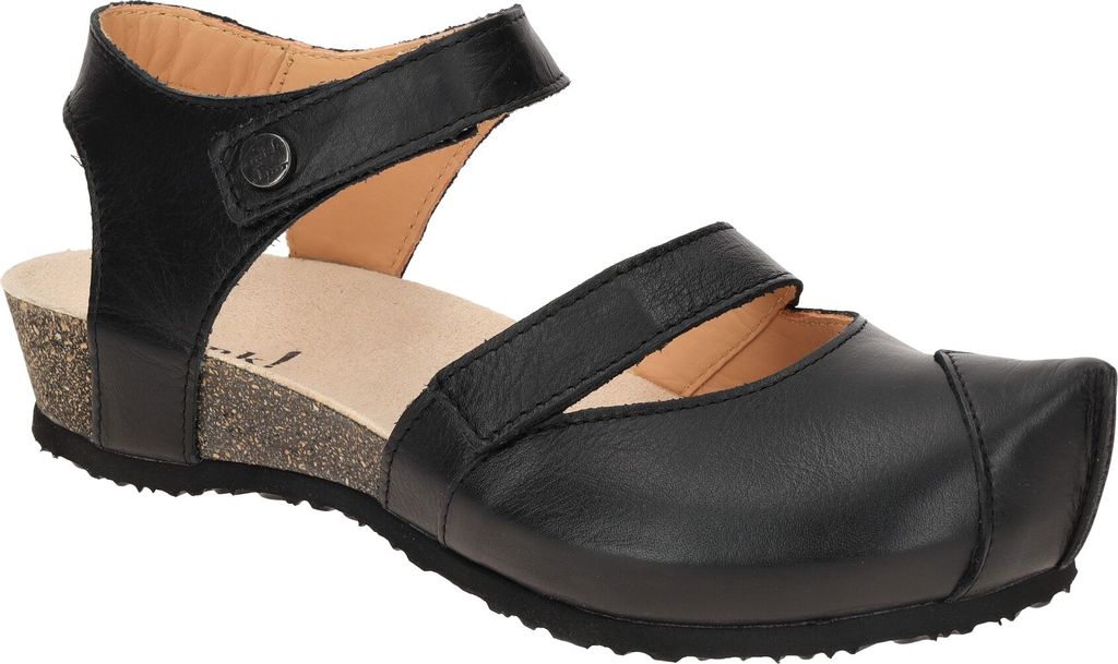 Think KESSY Damen Sandalette - Riemchen Sandalen schwarz Freizeit NEU