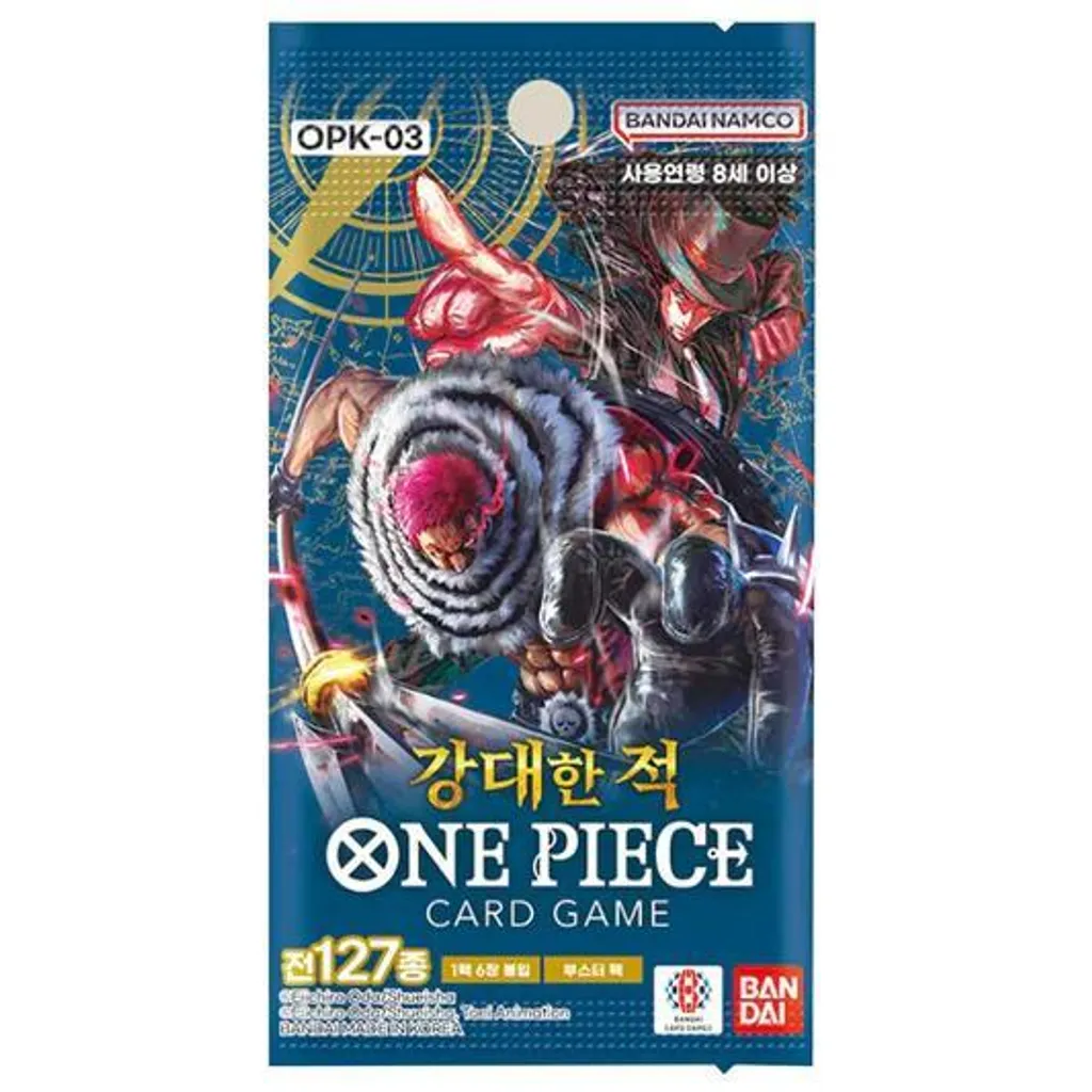 Boîte de Boosters One Piece Card Game Pillars of Strength Edition Corée