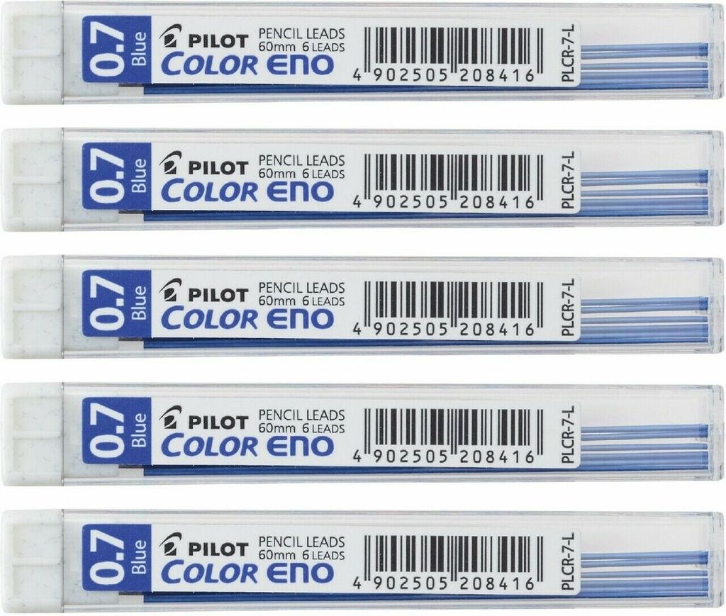 PILOT Color Eno Minen 5er-Set blau Produktbild 