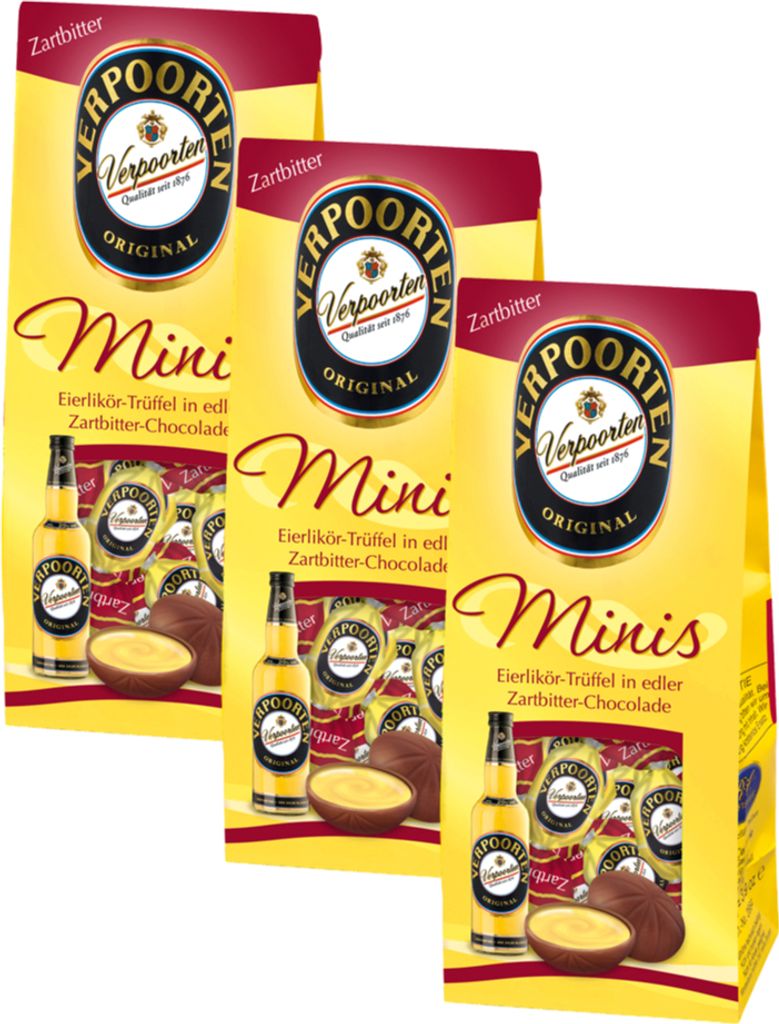 Verpoorten Eierlikör Trüffel Minis Zartbitter Schokolade Produktbild 