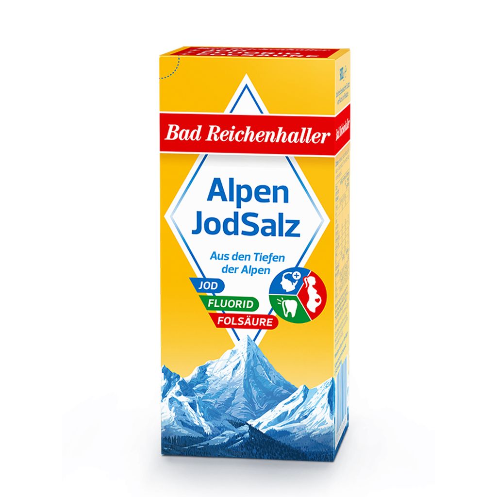Bad Reichenhaller jodizovaná soľ+fluorid 500g Obrázok produktu 